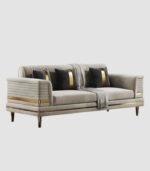 Silver color - Nicholas-Sofa set- Enspace furniture stores Lagos