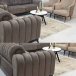 chocolate brown velvet sofa collection
