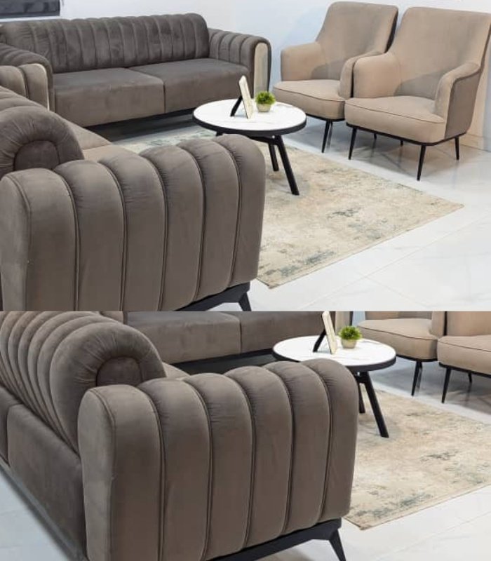 chocolate brown velvet sofa collection