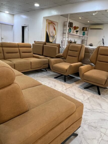 Dunkan Sofa Set 3,3,1,1 with premium fabric material