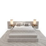 Luxury Upholstered Bed in Grey Enspace